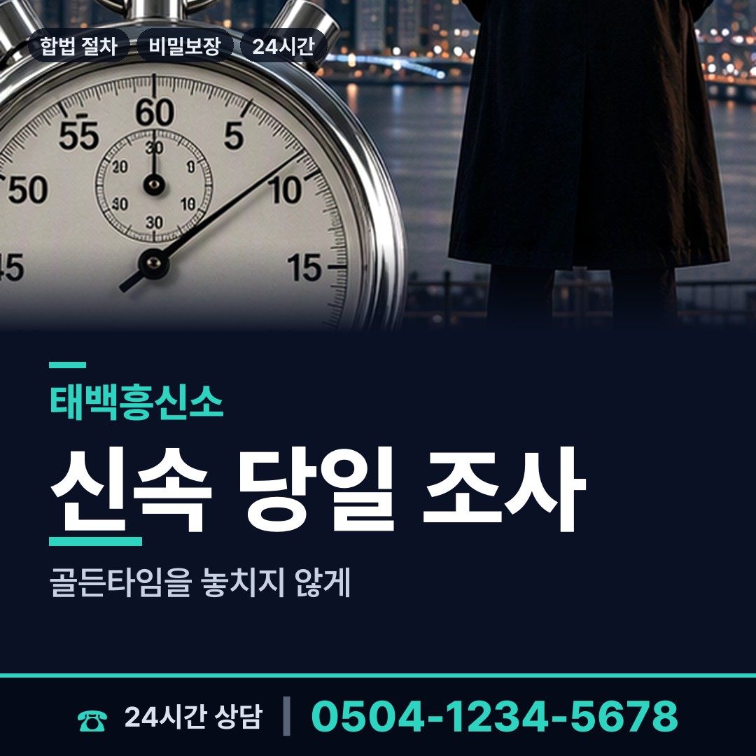 태백 상장동 탐문조사 상담 안내